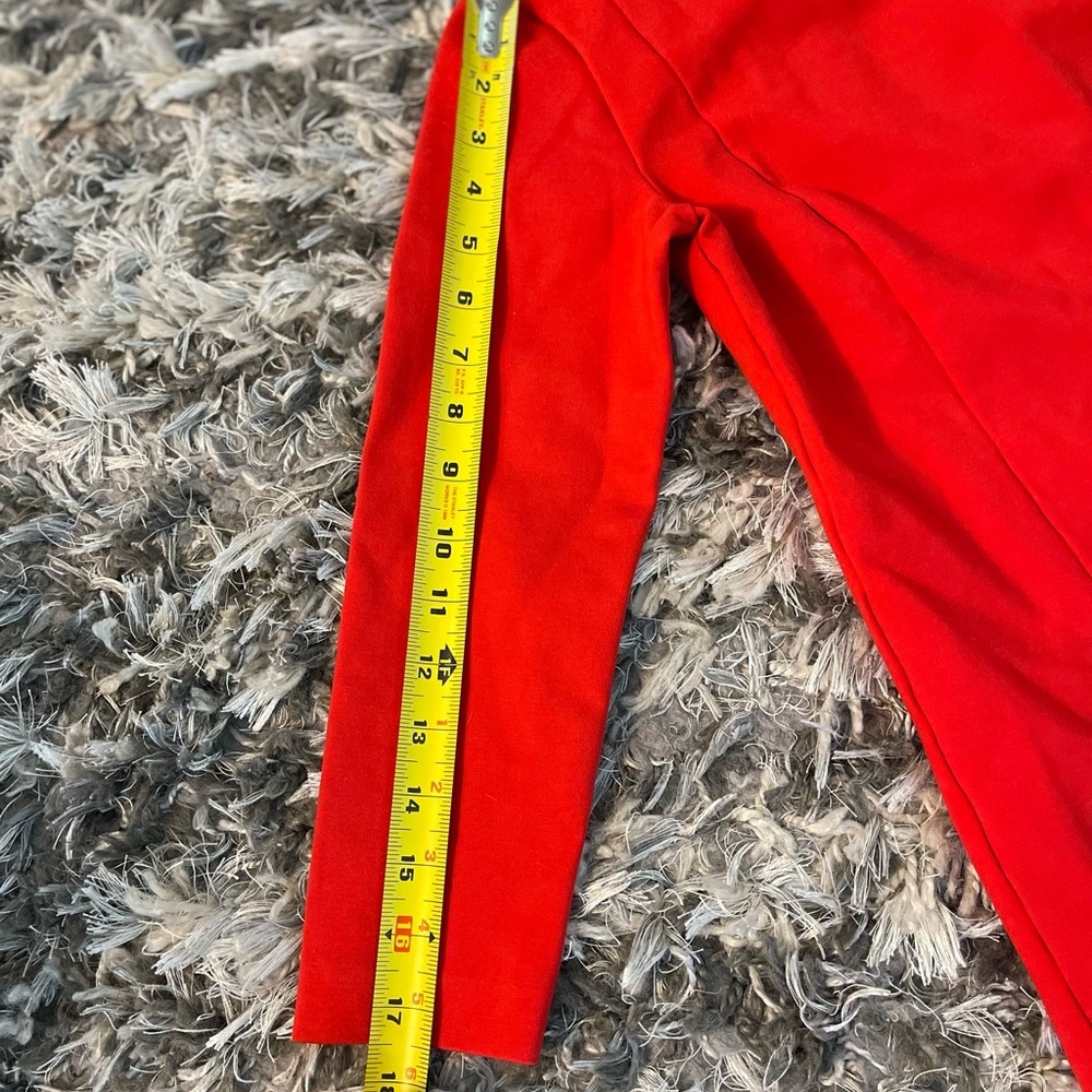 J.Crew Red Ponte Mini Dress Work Holiday Date Night XXS - Picture 9 of 13